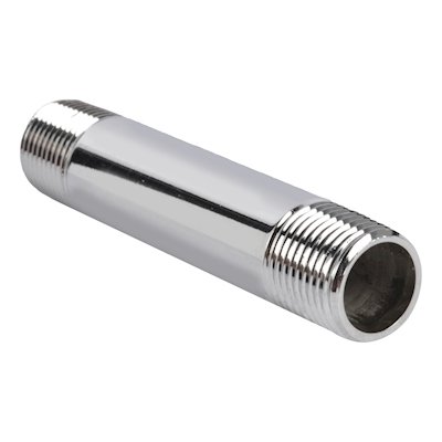 Niple Cañería Inoxidable Calidad 316 L BSPT SCH40